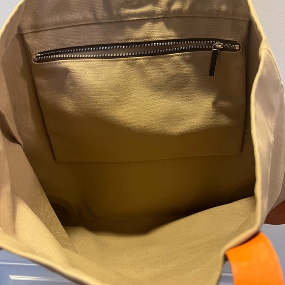 Prada Yellow and Tan Tote Bag - Picture 7 of 9